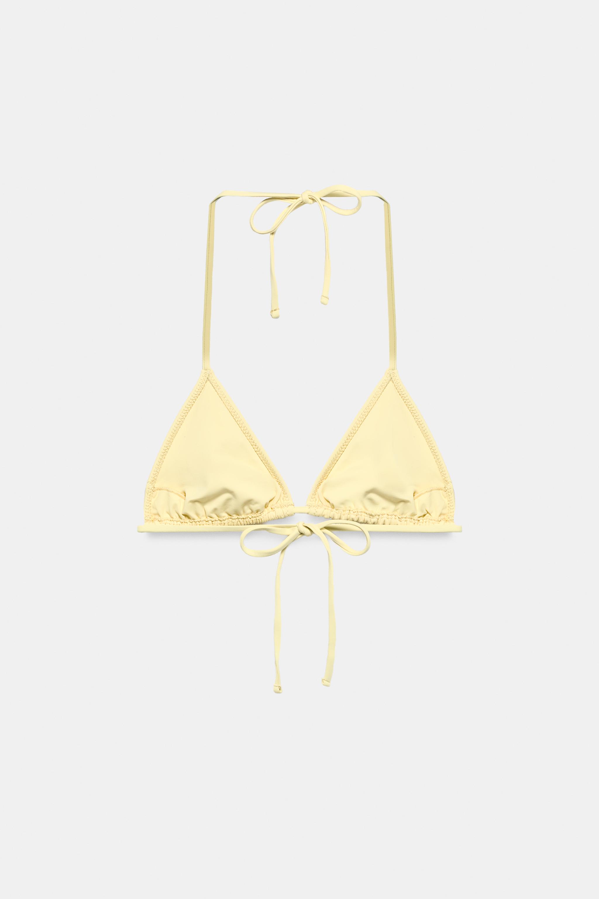 TOP BIKINI TRIANGULAIRE AVEC ANNEAUX